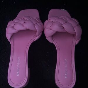 Marc Fisher Pink Braided Women's heels